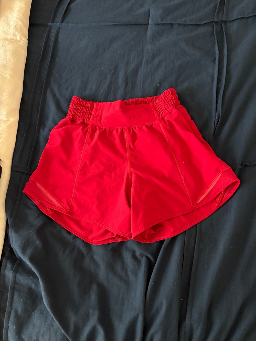 Lululemon “4 Women's Red Athletic Shorts - Lightweight Running Shorts